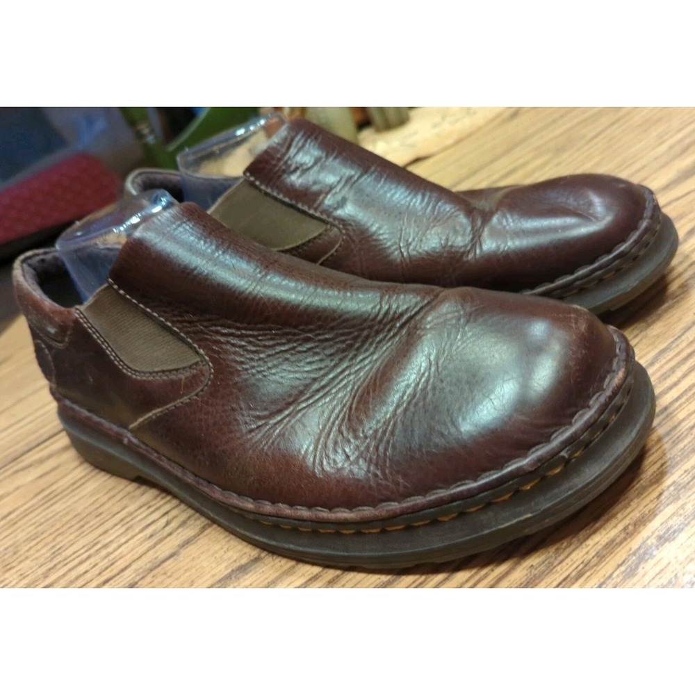 Dr. Martens Shoes Mens Size 13 M Brown Leather Slip‎ On Loafers Orson AW004